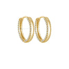 Wholesale S925 Sterling Silver Microinlaid Zircon Geometric Ear Ring Ear Buckle Fashion Simple Niche Design Daily Earrings