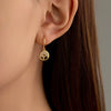 Wholesale S925 Sterling Silver Microinlaid Zircon Tree Of Life Women's Fashion Earrings