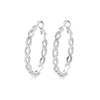 Wholesale S925 Sterling Silver Microinlaid Zircon Woven Twist Exaggerated Personality Minimalist Fashion Earring With Micropaved Treatment