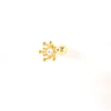 Wholesale S925 Sterling Silver Mini Piercing Thread Ear Studs With Distinctive Angel's Eye Design Electroplated For Women