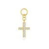 Wholesale S925 Sterling Silver Minimalist Geometric Charm Cross Pendant Earrings For Women