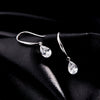 Wholesale S925 Sterling Silver Minimalist Water Drop Pendant Earrings With Electroplating For Women