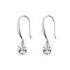 Wholesale S925 Sterling Silver Minimalist Water Drop Pendant Earrings With Electroplating For Women