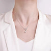 Wholesale S925 Sterling Silver Moissanite Animal Zodiac Snake Pendant Necklace Highend Jewelry Set With Diamonds