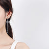 Wholesale S925 Sterling Silver Moissanite Bow Tassel Earrings For Women