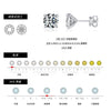 Wholesale S925 Sterling Silver Moissanite Diamond Earrings Classic Lowkey Luxury Electroplated For Women