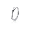 Wholesale S925 Sterling Silver Moissanite Ushaped Couple's Ring Set With Diamonds Fashion Style