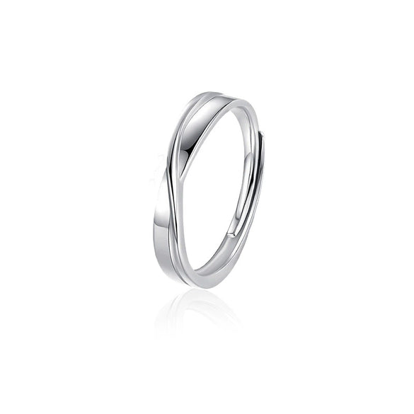 Wholesale S925 Sterling Silver Moissanite Ushaped Couple's Ring Set With Diamonds Fashion Style