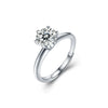Wholesale S925 Sterling Silver Moissanite Ushaped Couple's Ring Set With Diamonds Fashion Style