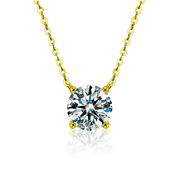 Wholesale S925 Sterling Silver Moissanite Women's Simple Light Luxury Classic Fourclaw Pendant Cross Chain Jewelry Geometric Pattern Set With Diamonds