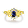 Wholesale S925 Sterling Silver Moonstone Ring With Geometric Pattern For Women Retro Style Electroplating Process