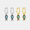 Wholesale S925 Sterling Silver Movable Fish Pendant Earrings For Women With Platinum Or 18K Gold Electroplating