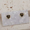 Wholesale S925 Sterling Silver Natural Black Agate Heartshaped Pendant Love Bracelet For Women