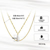 Wholesale S925 Sterling Silver Natural Freshwater Pearl Baroque Drop Shape Necklace With Geometric Pattern And Electroplating Treatment