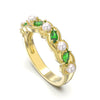 Wholesale S925 Sterling Silver Natural Freshwater Pearl Geometric Opening Adjustable Women's Ring With Electroplating