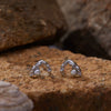 Wholesale S925 Sterling Silver Natural Pearl Geometric Landscape Art Stud Earrings Set With Gems