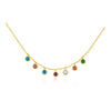Wholesale S925 Sterling Silver Necklace With Geometric Diamond Pendant Electroplated In Platinum Or 18K Gold Simple Design For Women Light Luxury Collarbone Chain