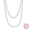 Wholesale S925 Sterling Silver Necklace With Geometric Pattern And Electroplating Domineering Car Flower Mother Chain 33Mm