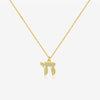 Wholesale S925 Sterling Silver Necklace With Microinlaid Zircon And Geometric Niche Design Pendant Electroplated With Platinum Or 18K Gold For Men And Women