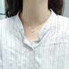 Wholesale S925 Sterling Silver Necklace With Moon Star Design And Electroplating Treatment