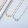 Wholesale S925 Sterling Silver Necklace With Star Beads Electroplated For Women