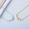 Wholesale S925 Sterling Silver Necklace With Star Beads Electroplated For Women