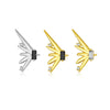 Wholesale S925 Sterling Silver Non Perforated Ear Bone Clip Earrings With Geometric Pattern Electroplated In Platinum Or 18K Gold Simple And Trendy For Women And Unisex