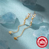 Wholesale S925 Sterling Silver Onepiece Diamondembedded Tassel Earrings With Geometric Design And Electroplating