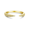 Wholesale S925 Sterling Silver Open Adjustable Ring For Women With Asymmetrical Design And Electroplating Process