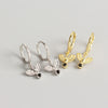 Wholesale S925 Sterling Silver Peace Pigeon Animal Niche Style Electroplated Earrings For Women