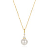 Wholesale S925 Sterling Silver Pearl Diamond Stacked Elegant Clavicle Chain With Geometric Pattern And Electroplating For Women