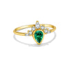 Wholesale S925 Sterling Silver Plain Crown Ring For Women Simple Geometric Electroplated Jewelry
