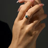 Wholesale S925 Sterling Silver Plain Crown Ring For Women Simple Geometric Electroplated Jewelry