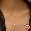 Wholesale S925 Sterling Silver Plated Venus Moon Drop Oil Four Mans Star Pendant Tassel Necklace With Geometric Design And Electroplating For Women