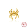 Wholesale S925 Sterling Silver Punk Hiphop Spider Body Puncture Ear Studs For Women With Geometric Design And Environmental Protection Electroplating