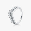 Wholesale S925 Sterling Silver Retro Crown Ring With Micro Inlay Full Diamond Zircon For Women