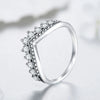 Wholesale S925 Sterling Silver Retro Crown Ring With Micro Inlay Full Diamond Zircon For Women