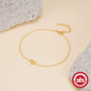 Wholesale S925 Sterling Silver Retro Love Bracelet For Women With Geometric Design And Real Gold Plated Electroplating