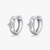 Wholesale S925 Sterling Silver Retro U Shaped Diamond Earrings For Women