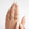 Wholesale S925 Sterling Silver Ring Cross Design Cute Electroplated For Women