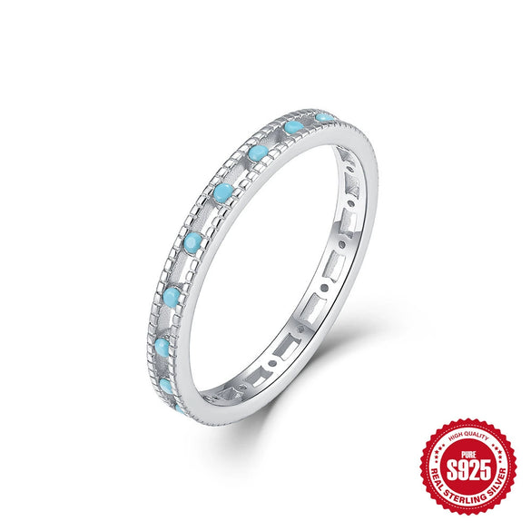 Wholesale S925 Sterling Silver Ring With Colorful Zircon Floral Cross Mori Design And Zirconia Processing Adjustable