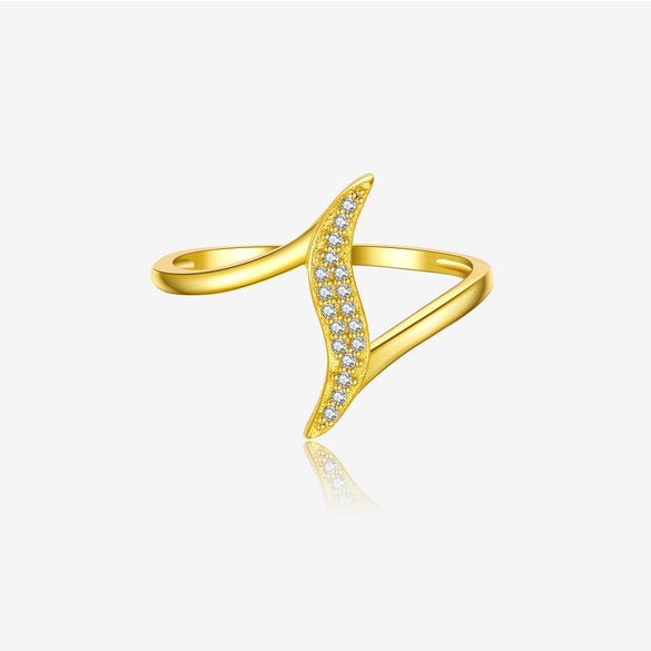 Wholesale S925 Sterling Silver Ring With Geometric Joker Zircon Electroplated In Platinum Or 18K Gold For Women And Unisex