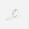 Wholesale S925 Sterling Silver Ring With Geometric Pattern Electroplated In Platinum Or 18K Gold For Women Fashion And Trendy