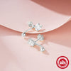 Wholesale S925 Sterling Silver Round Bead Fashionable Ear Studs Earrings With Electroplating For Women Horse Eyes Design