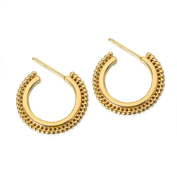 Wholesale S925 Sterling Silver Round Beads Fan Shaped Women's Earrings
