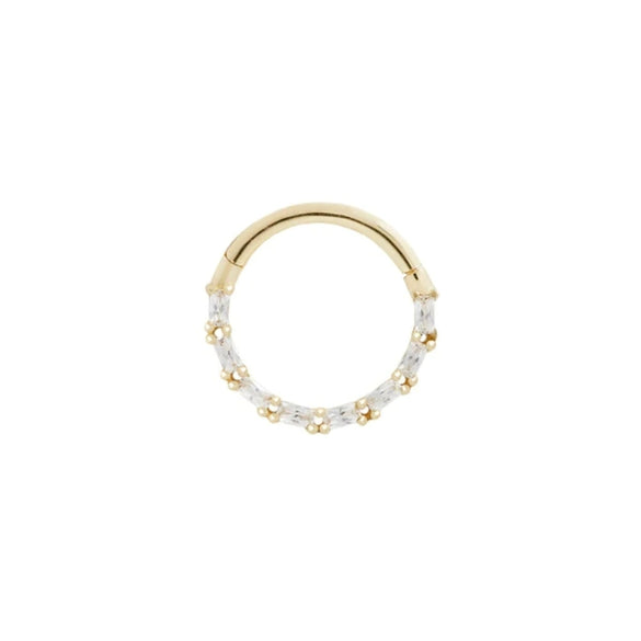 Wholesale S925 Sterling Silver Round Cartilage Earring Ear Stud With Diamond Geometric Styling Environmental Protection Electroplating For Women