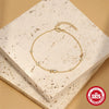 Wholesale S925 Sterling Silver Round Diamondencrusted Niche Design Light Luxury Elegant Minimalist Geometric Bracelet For Women With Electroplating And Real Gold Plating