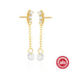Wholesale S925 Sterling Silver Round Zircon Joker Jewelry Set With O Chain Electroplated For Unisex