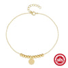 Wholesale S925 Sterling Silver Simple Cuban Chain Devil's Eye Drop Bracelet With Inlaid Zircon And Geometric Pattern