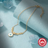 Wholesale S925 Sterling Silver Simple Cuban Chain Devil's Eye Drop Bracelet With Inlaid Zircon And Geometric Pattern
